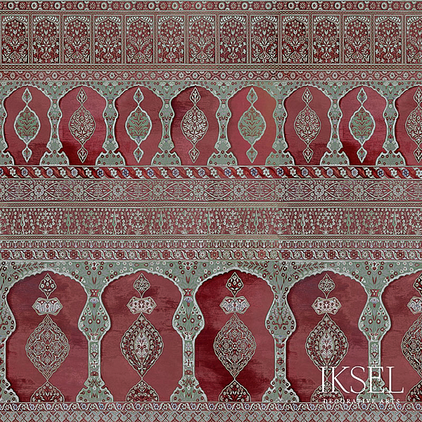 Ottoman Tent Mehmet - Original Wallpapers | Schumacher